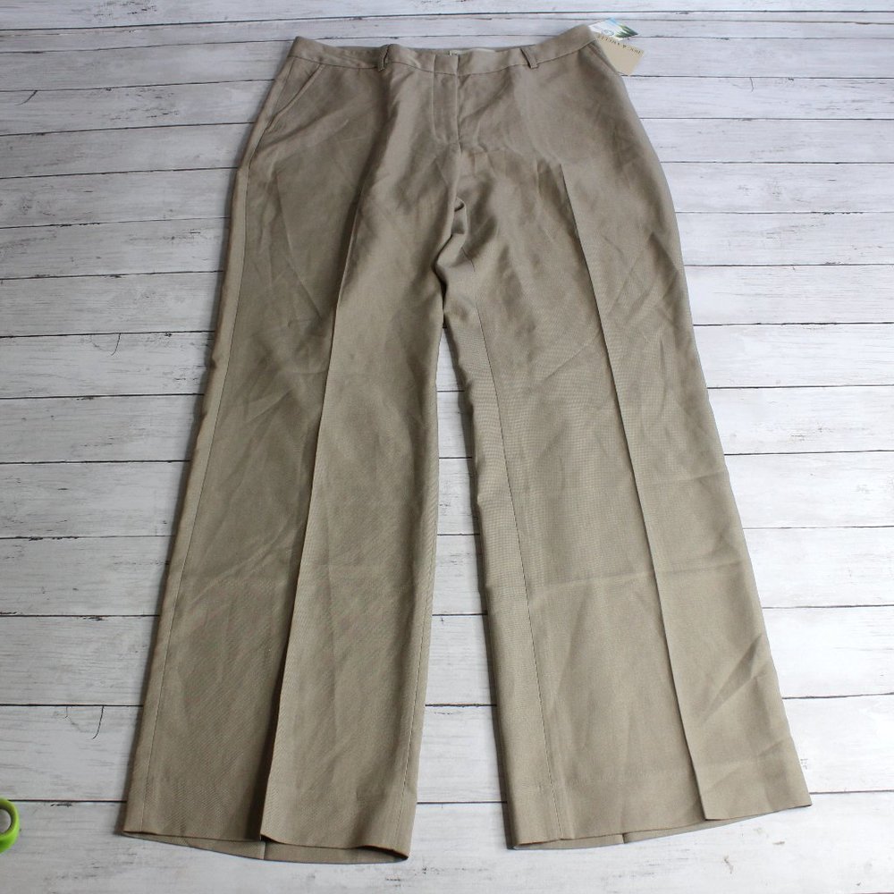 Doc & Amelia Women's Beige Dress Trouser Suit Pants Size 14 Career Wear